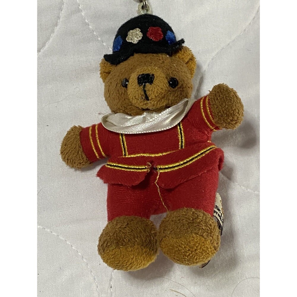 Teddy Bear Keel Toys British Royal Guard London Beefeater Plush Red Stuffed 9"